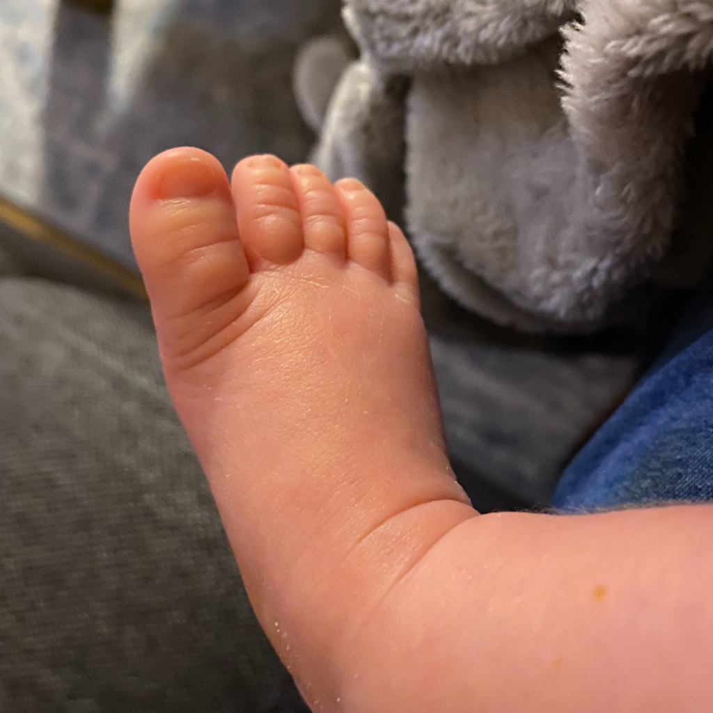 stopa niemowlaka